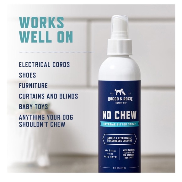 99% FULL Rocco & Roxie No Chew Extreme Bitter Spray, 8 fl oz - Picture 2 of 8